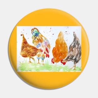 Cackling Hens Pin