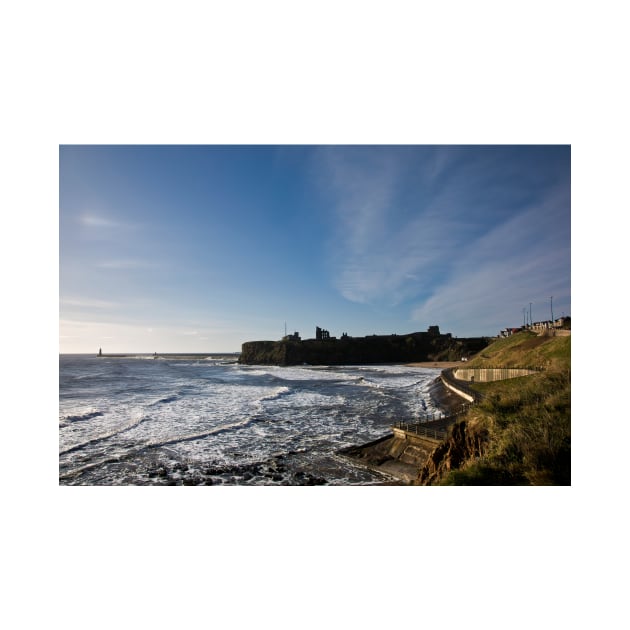 Rough Sea at King Edwards Bay, Tynemouth by Violaman