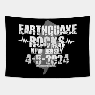 Earthquake Rocks New Jersey 2024 Tapestry