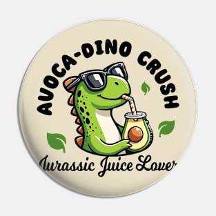 Avoca-dino Crush - Funny Avocado Dinosaur Pin