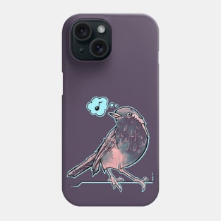 song bird at night Phone Case