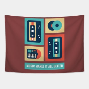 Music Makes it all Better Tapestry