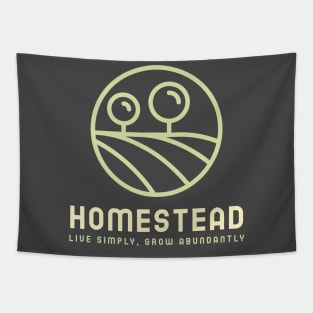 Homestead live simply, grow abundantly Tapestry