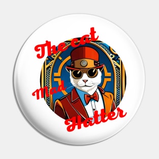 The Cat Hatter Pin