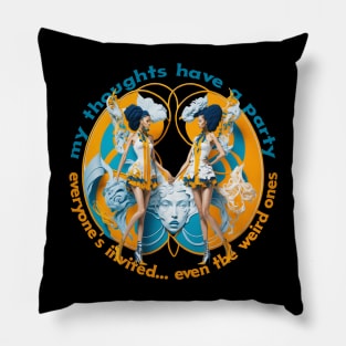 Design for Gemini with Funny Quotation_4 Pillow