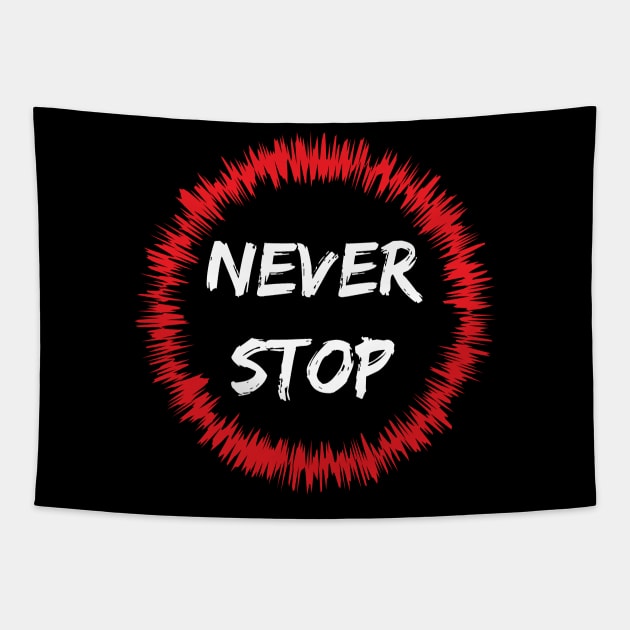 Never Stop Tapestry by BlueCloverTrends