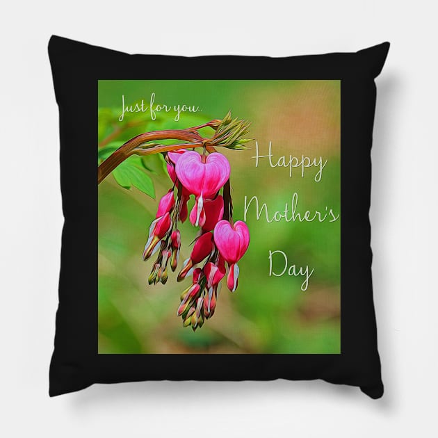 Bleeding Hearts Pillow by ikshvaku