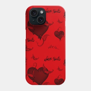 wonderful hearts Phone Case