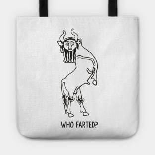 Funny Creature - Who Farted? Tote