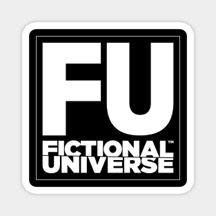 FICTIONAL UNIVERSE - FU White Magnet