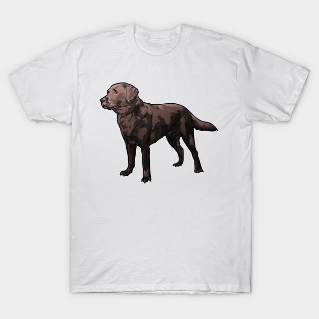 Chocolate Lab - Labrador - T-Shirt | TeePublic