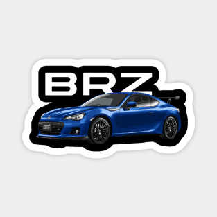 World Rally Blue Pearl BRZ Magnet