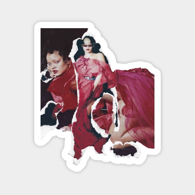 Rihanna Magnet by stellarcollages