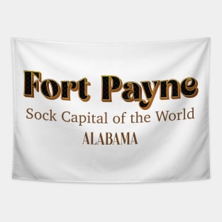 Fort Payne Sock Capital Of The World Tapestry