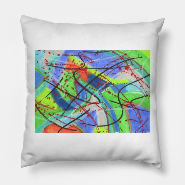 Untitled 24 Pillow by jamesknightsart