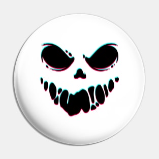 Spooky Halloween Face Pin