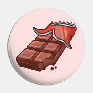 Dark Chocolate Bar Pin