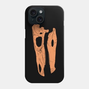 Stegosaurus fossil skull Phone Case