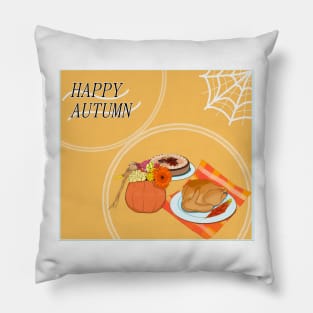 Happy Autumn Pillow