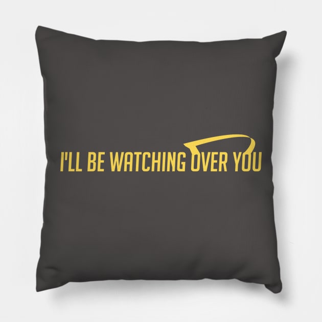 I'll be watching over you Pillow by badgerinafez