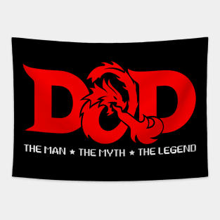 DAD THE MAN THE MYTH THE LEGEND (d&d) Tapestry