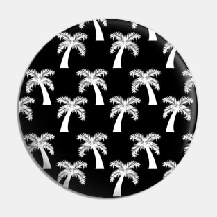 Black and white palm trees pattern Pin