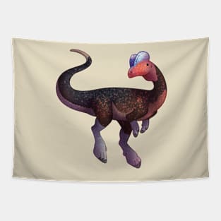 Cozy Dilophosaurus Tapestry