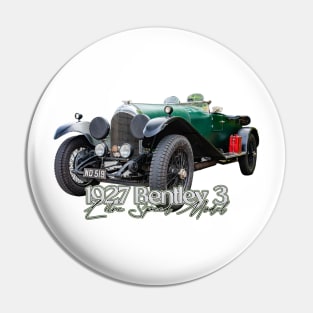 1927 Bentley 3 Litre Speed Model Tourer Pin