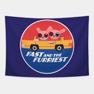 Fast and the Furriest Tapestry