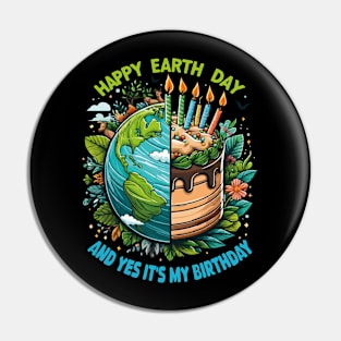 Born In Earth Day 2024 Happy Earth Day It's My Birthday Cute Pin