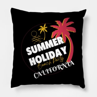 Summer holiday beach party T-shirt Pillow