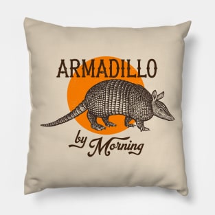 Armadillo By Morning Pillow