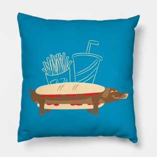 Super Hot Dog Pillow