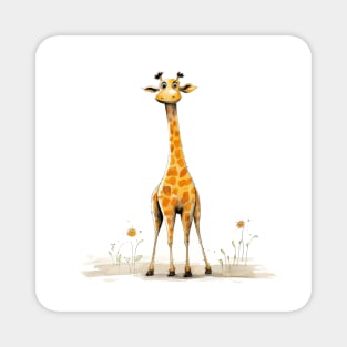 Cute Cartoon Giraffe Magnet