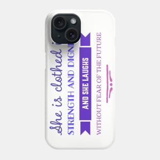 Proverbs 31 Women's Scripture Verse Quote Christian Design Phone Case