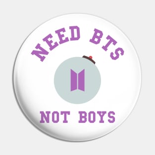 Need BTS not boys typography Pin