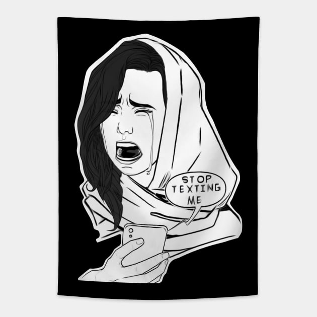 Zatasha Noor Crying Tapestry by Shehbaz Eishan Mohammed