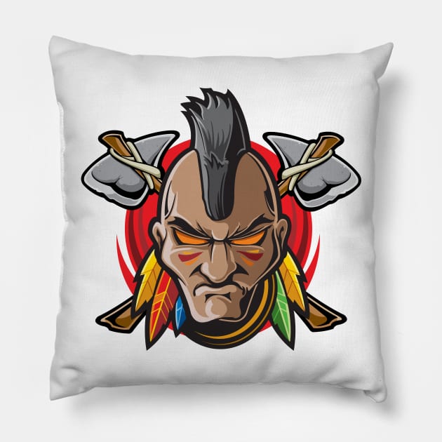 Native American Warrior Pillow by ameristar