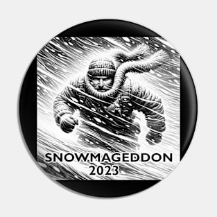 Snowmageddon 2023 Pin