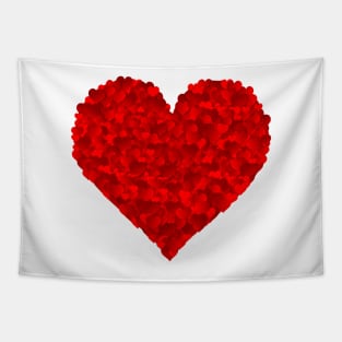 Red Heart Love Valentines for Girlfriend Women Him Her Girls Tapestry