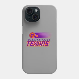 Defunct Wichita Falls Texans CBA Basketball 1988 Phone Case