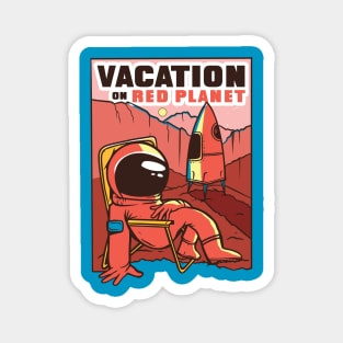 Mars Vacation Magnet