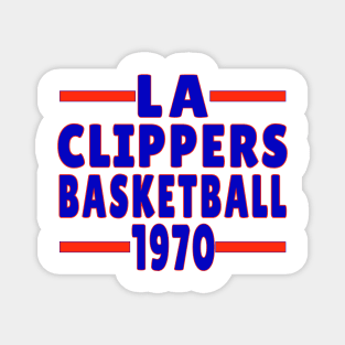 LA Clippers Basketball 1970 Classic Magnet