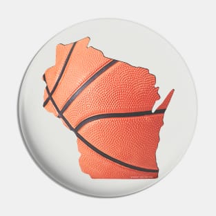 Wisconsin Basketball Pin