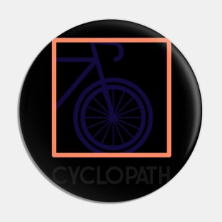 Cyclopath Cycling graphic tshirt Pin