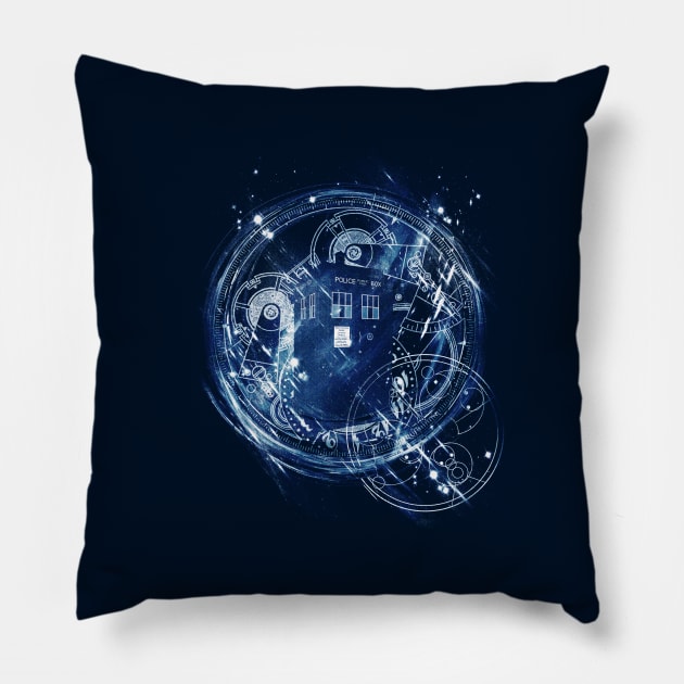 time vortex Pillow by kharmazero