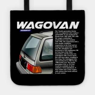 4th GEN CIVIC SHUTTLE WAGOVAN BLACK Tote