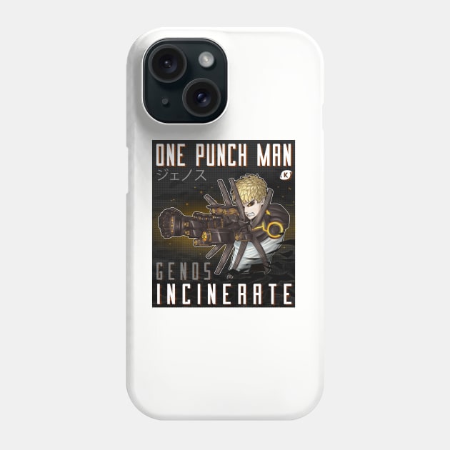 Genos Incinerate Phone Case by Kenox