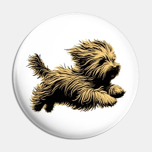 Fluffy Dog Pin