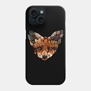 Autumn leaves Fox Phone Case